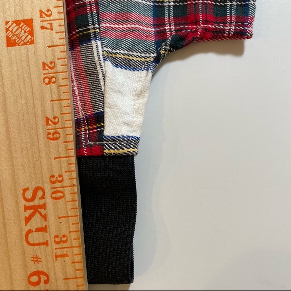 Vintage 1970s Kyoto stirrup pants, NWT red/white plaid cotton/lycra Womens 13-14 - Picture 7 of 7